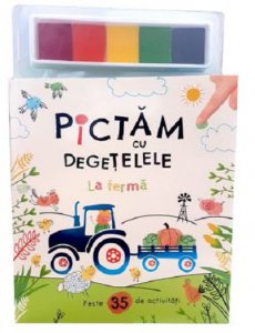 Pictam cu degetele. La ferma