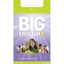 Big English 4 Pupil's eText Access Code (standalone)