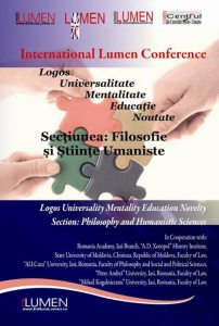International Lumen Conference. Sectiunea: Filosofie si Stiinte Umaniste