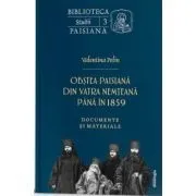 Obstea paisiana din vatra nemteana pana in 1859 de Valentina Pelin