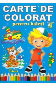 Carte de colorat pentru baieti