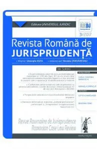 Revista romana de jurisprudenta 3 din 2017 de Nicoleta Tandareanu