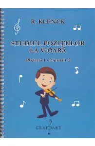 Studiul pozitiilor la vioara pozitia I caietul 2 de Robert Klenck