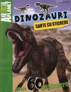 Carte cu stickere: Dinozauri