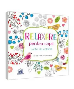 Relaxare pentru copii - carte de colorat