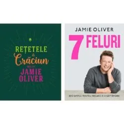 Set 2 carti Jamie Oliver de Craciun de Jamie Oliver
