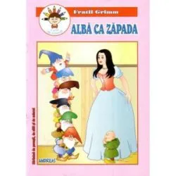 Alba ca Zapada. Carticica de povesti, de citit si de colorat de Fratii Grimm