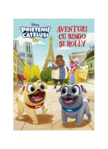 Disney. Prietenii cățeluși. Să pictăm cu Bingo și Rolly. Carte de colorat cu pensulă și acuarele
