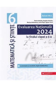 Evaluarea Nationala 2024. Matematica si stiinte - Clasa 6