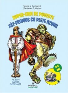 Fat Frumos cu plete azurii