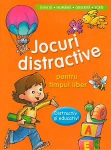Jocuri distractive pentru timpul liber - portocaliu de Ioana Suilea