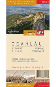 Muntii Ceahlau. Harta de drumetie de Muntii nostri