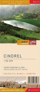 Munții Cîndrel. Hartă de drumeție - Munții Noștri