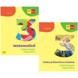 Pachet Caietul elevului clasa a 3-a. Limba si literatura romana si Matematica de Tudora Pitila
