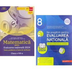 Pachet Evaluarea Nationala 2024: Matematica si Limba si literatura romana