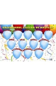 Plansa Calendarul Zilelor De Nastere