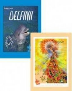 1+1 CADOU Delfinii (Delfinii - puzzle; Lumea de basm a nimfelor - puzzle)