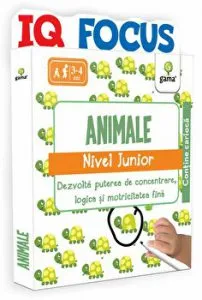 Animale. Nivel Junior. Dezvolta puterea de concentrare, logica si motricitatea fina