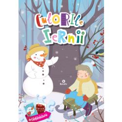 Culorile Iernii. Carte de colorat cu abtibilduri