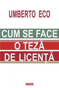 Cum se face o teză de licenţă (Ediția 2020)