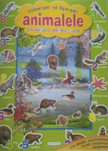 Gaseste si lipeste animalele din padure, preerie, mare