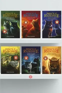 Pachet Seria Pisicile războinice: Viziunea din umbre de Erin Hunter