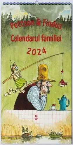 Pettson & Findus . Calendarul familiei 2024 de Anonim