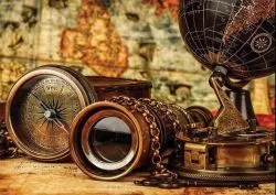 Puzzle Gold Puzzle - Captain's Desk, 1.000 piese