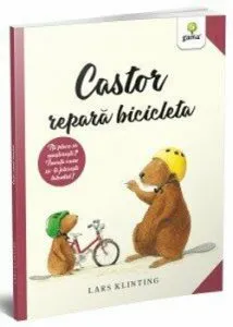 Castor repara bicicleta de Lars Klinting