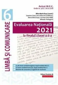Evaluare nationala 2021. Cls. VI. Limba si comunicare de Mina-Maria Rusu