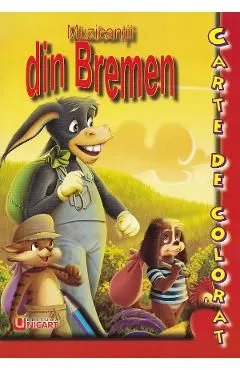 Muzicantii din Bremen. Carte de colorat de Autor Anonim
