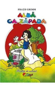 Alba ca Zapada. Poveste de colorat de Fratii Grimm