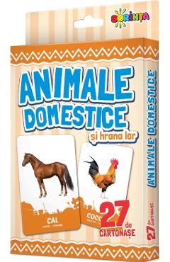 Animale domestice si hrana lor. 27 de cartonase