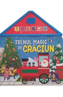 Carte cu sunete: Trenul magic de Craciun