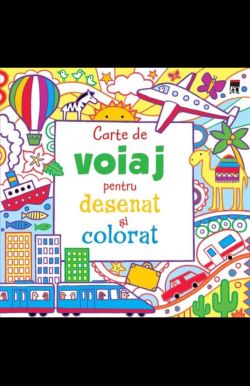 Carte de voiaj pentru desenat si colorat