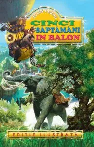 Cinci saptamani in balon de Jules Verne