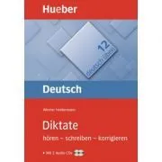 Deutsch uben, Diktate, mit 2 Audio-CDs de Werner Heidermann