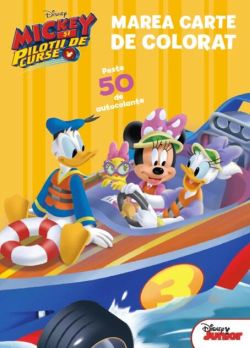 Mickey și piloții de curse: Marea carte de colorat