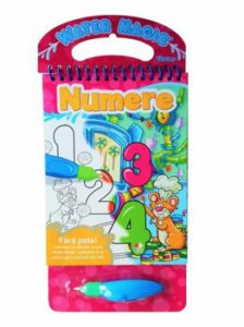 Numere. Coloram cu carioca cu apa