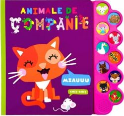 Carte sonoră cu 10 sunete. Animale de companie