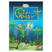 Literatura adaptata pentru copii Peter Pan cu cross-platform app.
