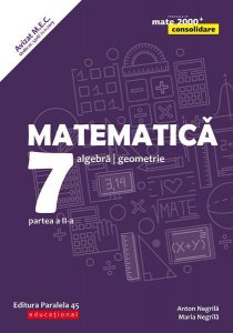 Matematică. Algebră, geometrie. Clasa a VII-a. Consolidare. Partea a II-a