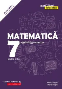 Matematică. Algebră, geometrie. Clasa a VII-a. Consolidare. Partea a II-a de Anton Negrila
