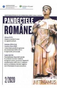 Pandectele romane Nr. 2/2020