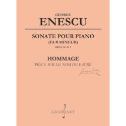 Sonate pour piano. Opus 24, numarul 1