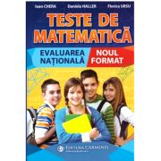 Teste de matematica. Evaluarea nationala 2022