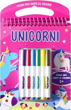 Unicorni 3 ani . Cu carioci