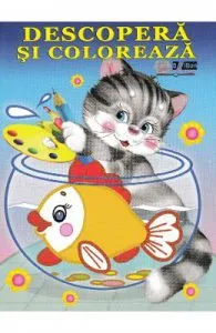 Animale domestice de Descopera si coloreaza