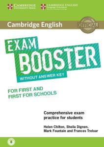 Cambridge English Exam Booster for First and First for Schools without answer key, with audio