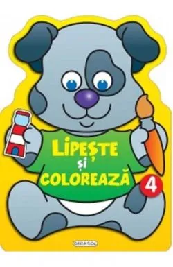 Lipeste si coloreaza: 4
